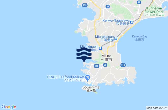 Aburatubo, Japan tide times map