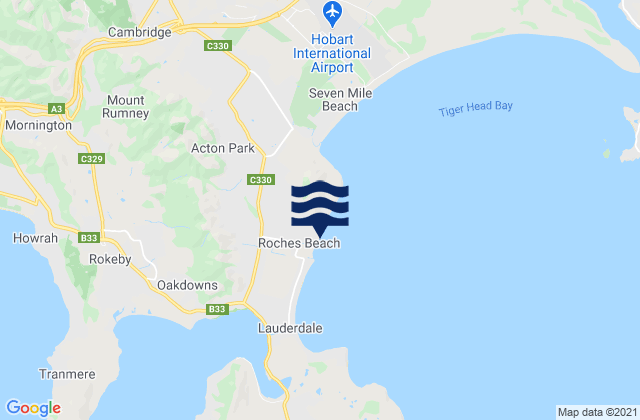Acton Park, Australia tide times map