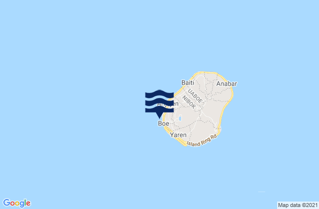 Aiwo District, Nauru tide times map