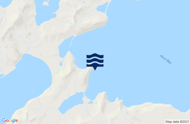 Akun Cove, United States tide chart map