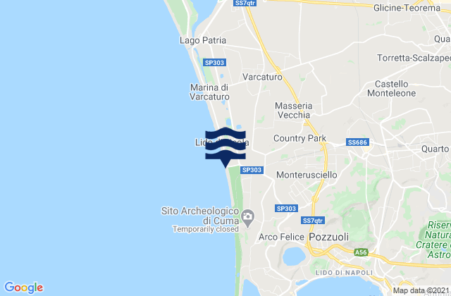Amodio-Massariola, Italy tide times map