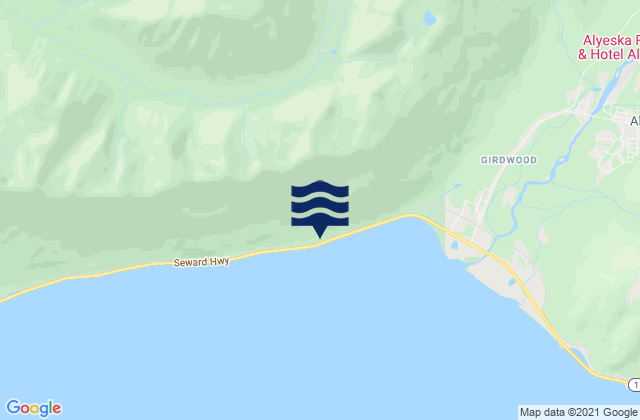 Anchorage Municipality, United States tide chart map