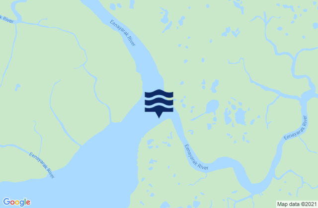 Apokak Creek entrance, United States tide chart map