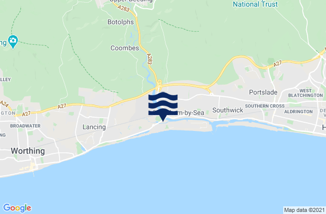 Ashurst West Sussex England United Kingdom Tide Times Map 3998308 