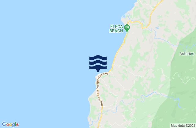 Asturias Province Of Cebu Central Visayas Philippines Tide Times Map 2607985 