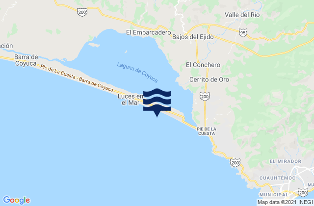 Bajos del Ejido, Mexico tide times map
