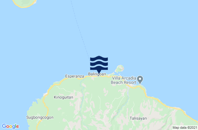 Balingoan Province Of Misamis Oriental Northern Mindanao Philippines Tide Times Map 2605060 