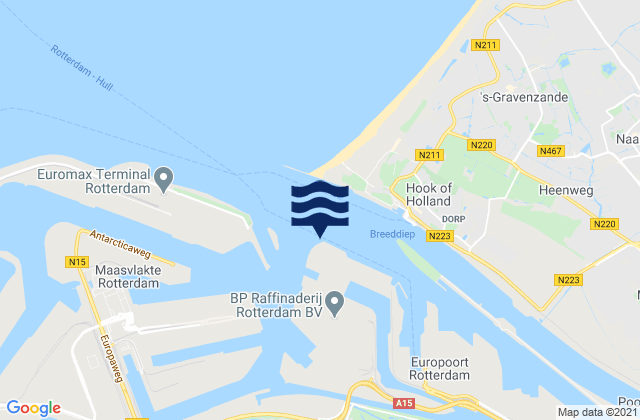 Beerkanaal, Netherlands tide times map