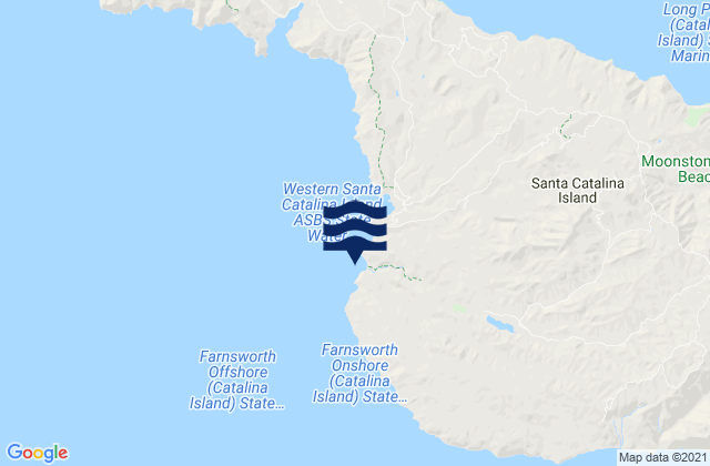 Ben Weston (Catalina Island), United States tide chart map