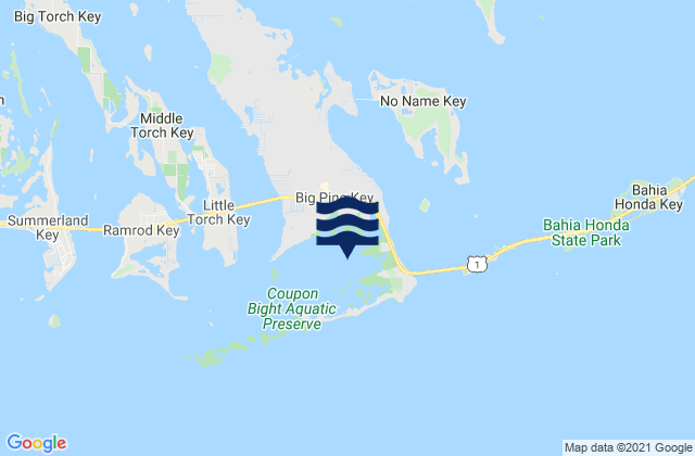 Big Pine Key (Coupon Bight), United States tide chart map