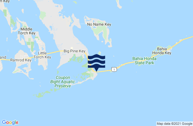 Big Pine Key Spanish Harbor, United States tide chart map