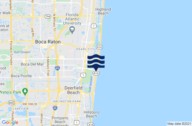 Boca Raton Lake Boca Raton, United States tide chart map