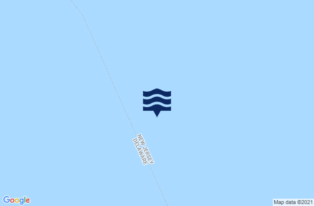 Brandywine Shoal Light Bay, United States tide chart map