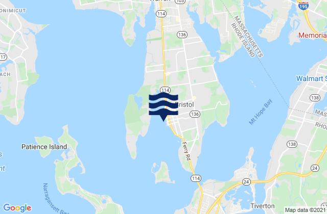 Bristol (Bristol Harbor), United States tide chart map