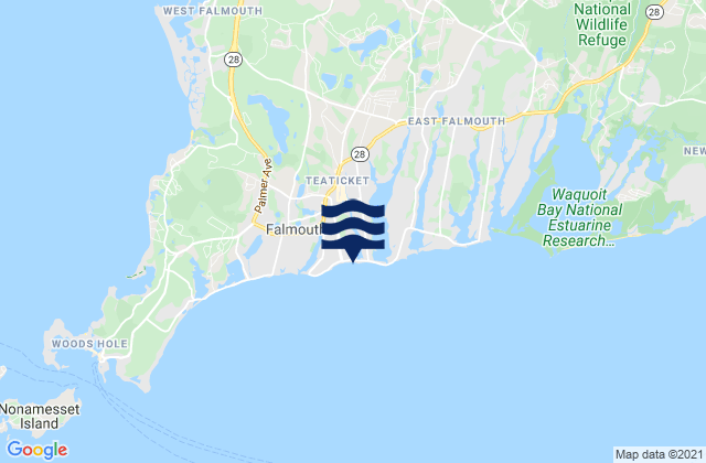Bristol Beach, United States tide chart map