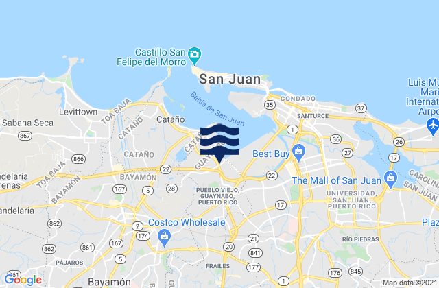 Camarones Barrio, Puerto Rico tide times map