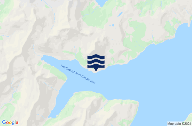 Castle Bay Northwest Arm, United States tide chart map