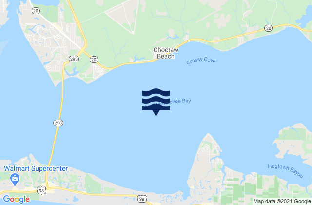 Choctawhatchee Bay Walton County Florida United States Tide Chart Map 6239127 