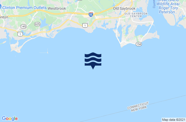 Cornfield Point 1.9 n.mi. SW of, United States tide chart map