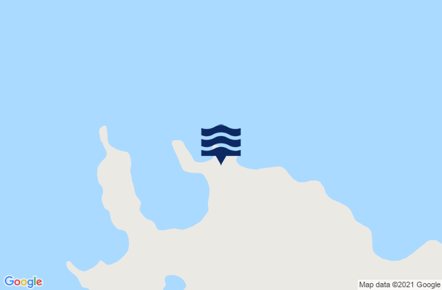 Dolgaya Bay Vaigach Island, Russia tide times map
