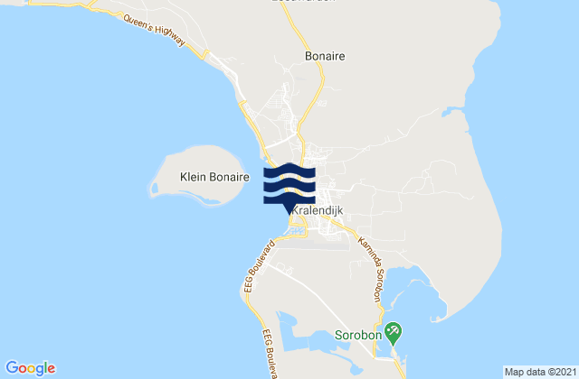 Dorp Tera Kora, Bonaire, Saint Eustatius and Saba  tide times map