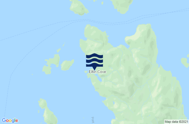 Elfin Cove, United States tide chart map