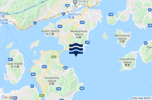 Enoura (Mekari Seto), Japan tide times map