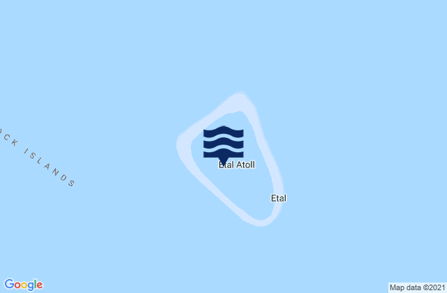 Ettal Municipality, Micronesia tide times map