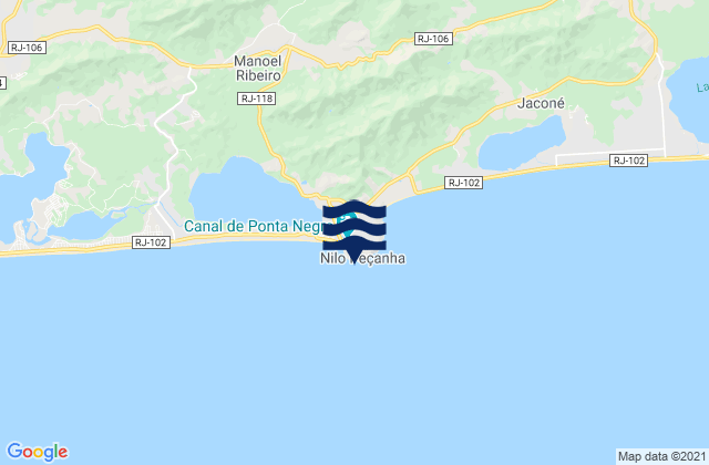 Farol de Ponta Negra, Brazil tide times map