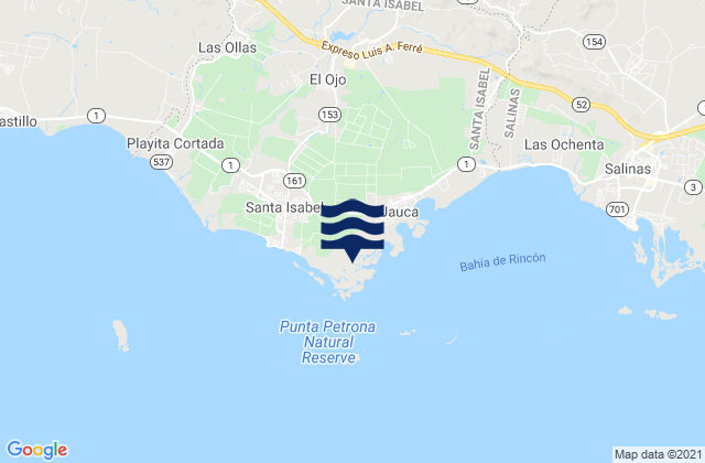 Felicia 1 Barrio, Puerto Rico tide times map