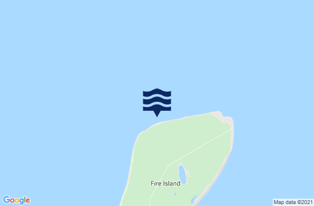 Fire Island, United States tide chart map