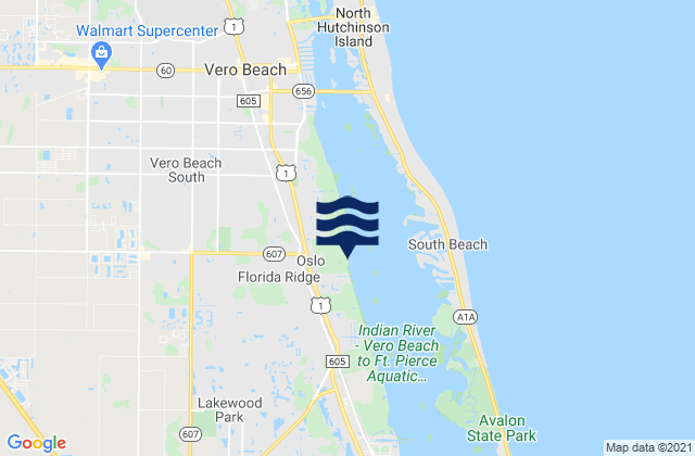 Florida Ridge, United States tide chart map