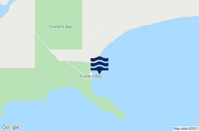 Fowlers Bay, Australia tide times map