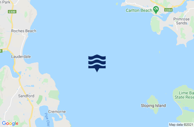 Frederick Henry Bay, Australia tide times map
