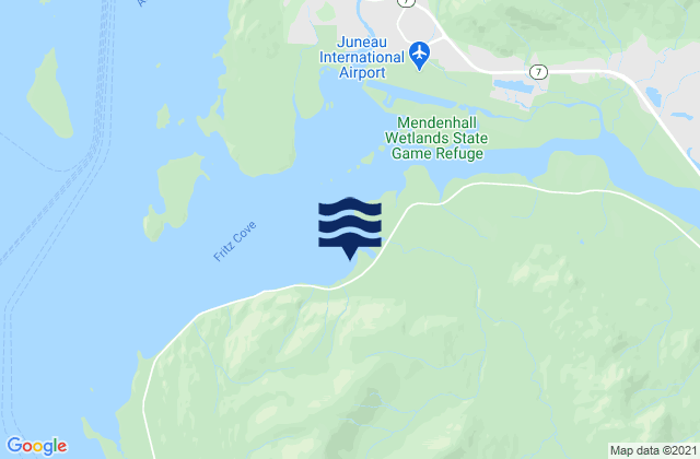 Fritz Cove Douglas Island, United States tide chart map