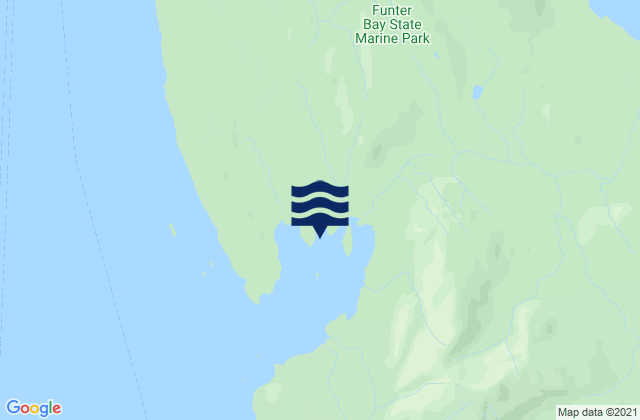 Funter (Funter Bay), United States tide chart map