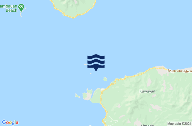 Genuruan Island (Biliran Island), Philippines tide times map