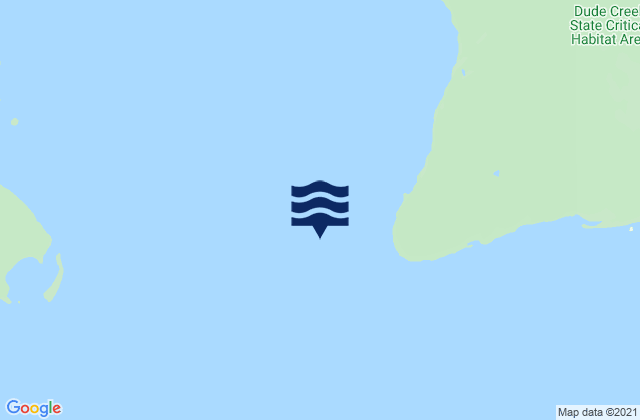 Glacier Bay entrance, United States tide chart map