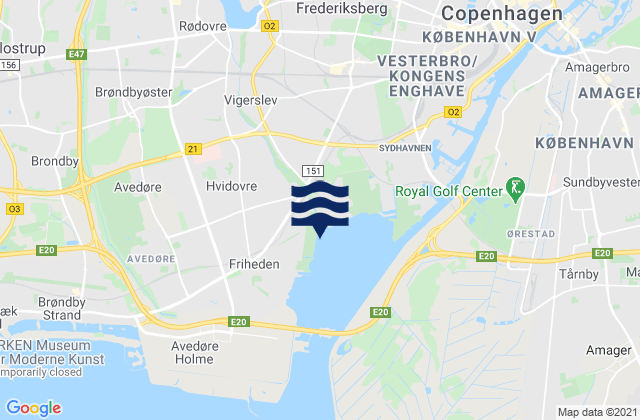 Gladsaxe Municipality, Denmark tide times map