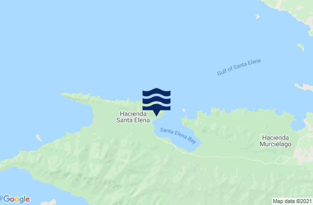 Golfo Elena, Costa Rica tide times map