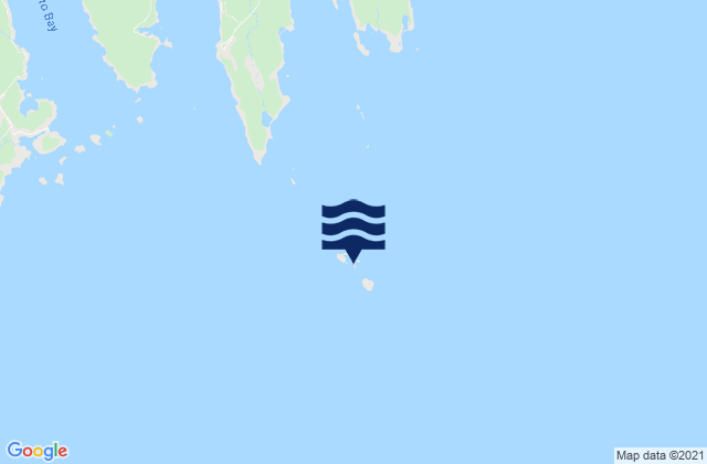 Green Island (Petit Manan Bar), United States tide chart map