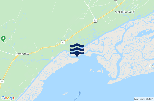 Harbor River Entrance, United States tide chart map