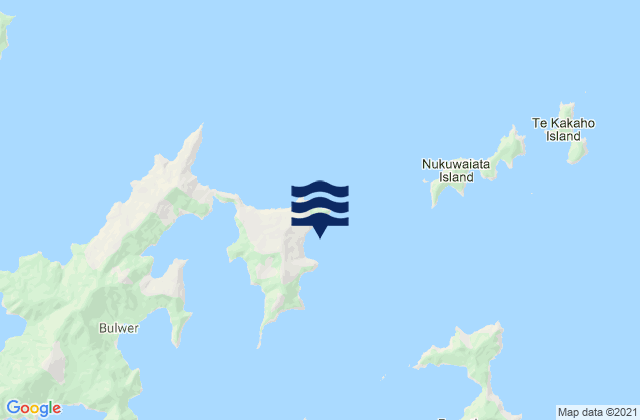 Harris Bay, New Zealand tide times map