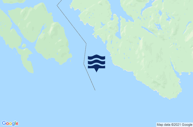 Haystack Island, Canada tide times map