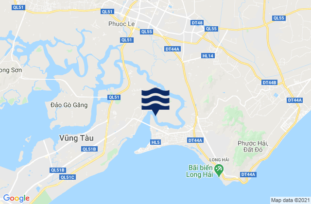 Huyen Long GJien, Vietnam tide times map