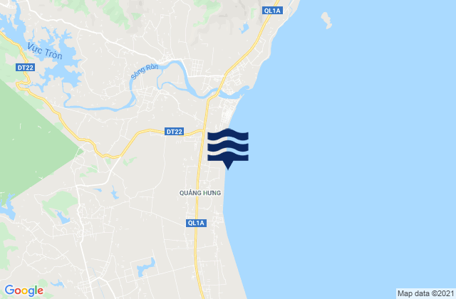 Huyen Quang Trach, Vietnam tide times map