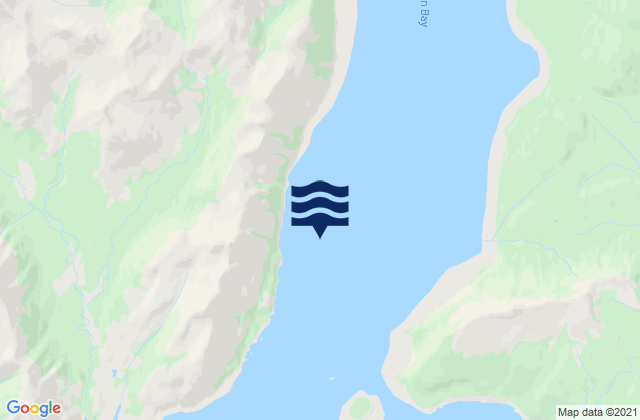 Iniskin Bay, United States tide chart map