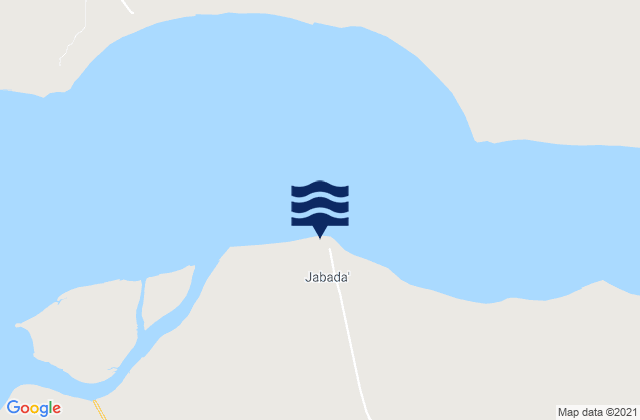Jabada, Guinea-Bissau tide times map