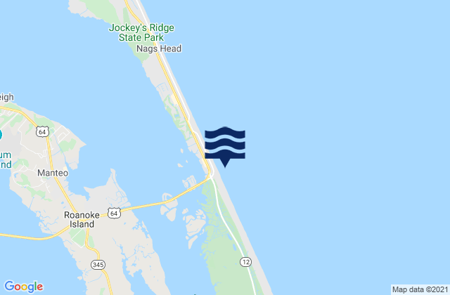 Jennetts Pier (ocean), United States tide chart map