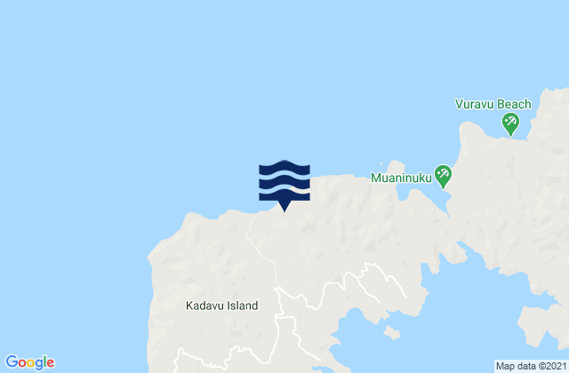 Kadavu Province, Fiji tide times map
